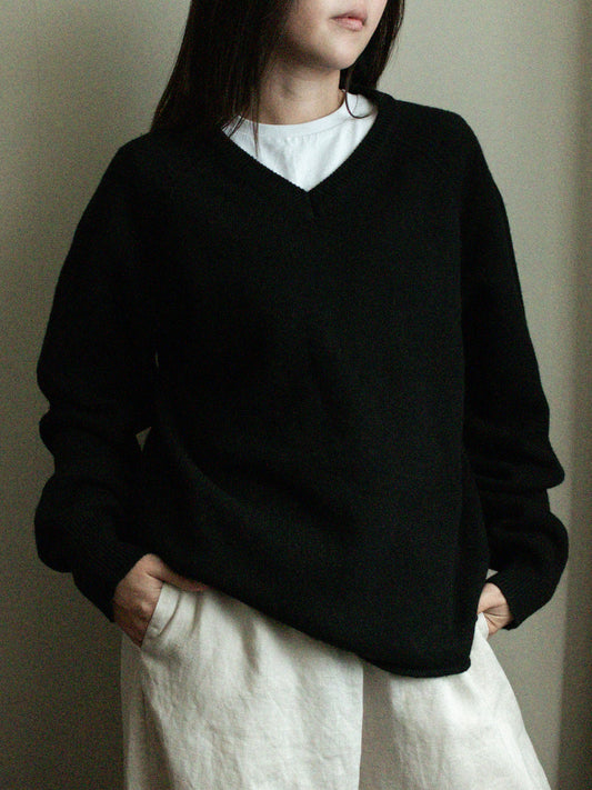 Wool V Neck